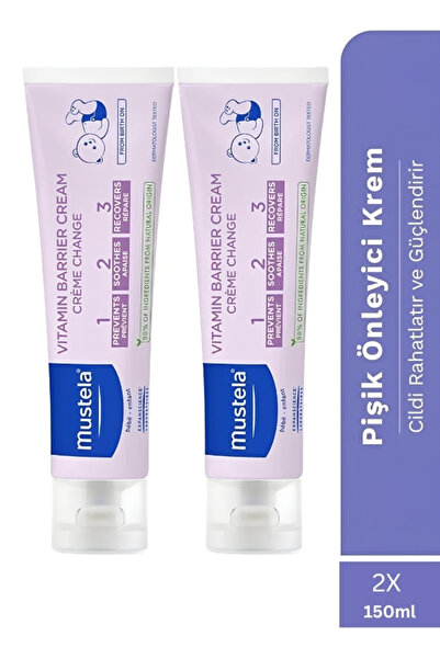 Mustela Pişik Önleyici Doğal Kökenli Bakım Kremi 2’li Set 150 ml x2