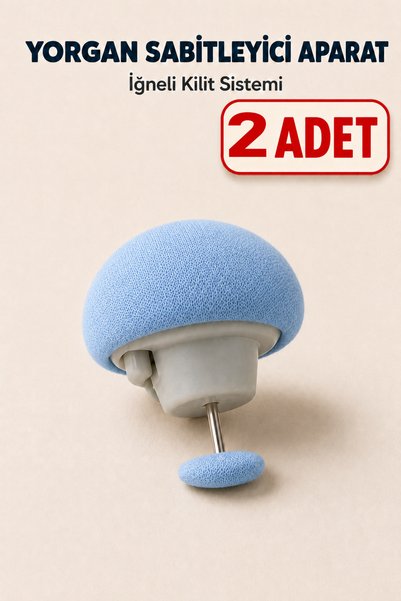 Beatitude 2 Adet Yorgan Toplanmasını Azaltan İğneli Nevresim Tutucu Kilitli S...