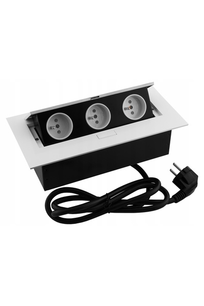 GTV Priză dublă încorporată în blat + USB