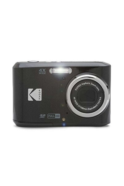Kodak كاميرا رقمية PIXPRO Friendly Zoom FZ45-BK بدقة 16 ميجابكسل مع تكبير بصري 4x وعدسة واسعة الزاوية 27 مم وشاشة LCD مقاس 2.7 بوصة