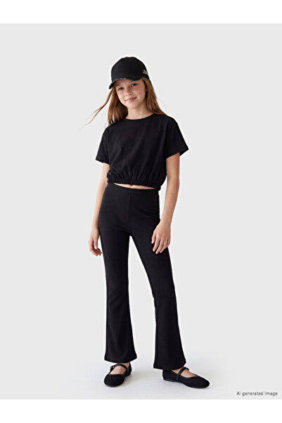 LC Waikiki I Corded Fabric Flared Girls' Leggings from Freezen Store