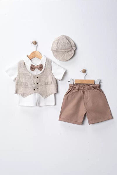 Generic Brand 6/18 Month Vested Mevlütlük - Wedding Baby Set