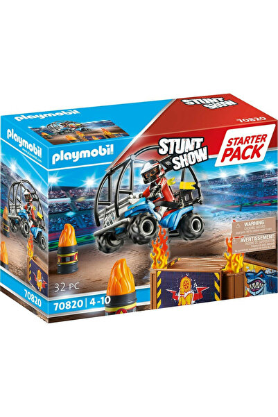 Playmobil Αρχικό Πακέτο Επίδειξης Ακροβατικών με Τετράτροχο (70820)