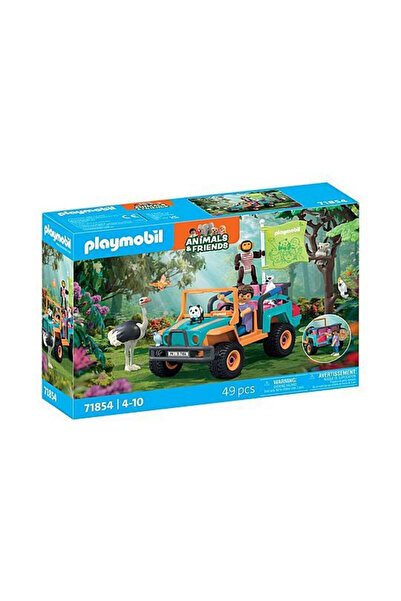 Playmobil Ζώα και Φίλοι 71854 Πολύχρωμο Αυτοκίνητο Εκτός Δρόμου