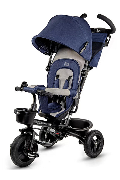 Kinderkraft Aveo Αναδιπλούμενο Παιδικό Τρίκυκλο 9-60 μηνών Μπλε KKRAVEOBLU0000