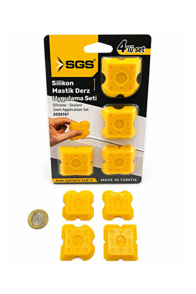 SGS DERZ ÇEKME APARATI SİLİKON MASTİK 4lü Set