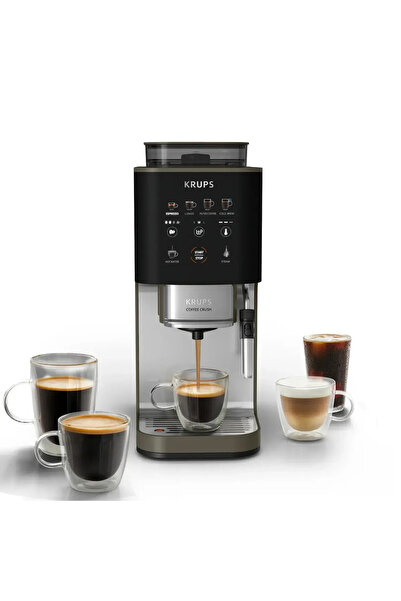 Krups Αυτόματη Μηχανή Εσπρέσο 1450W 15bar Πίεση για Καπουτσίνο με Μύλο Άλεσης...
