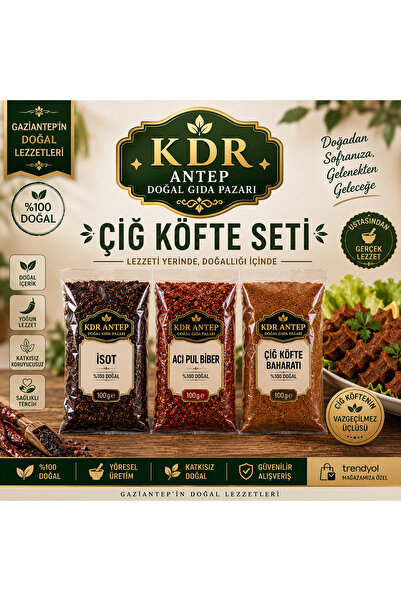 KDR ANTEP DOĞAL GIDA PAZARI Çiğ Köfte Seti