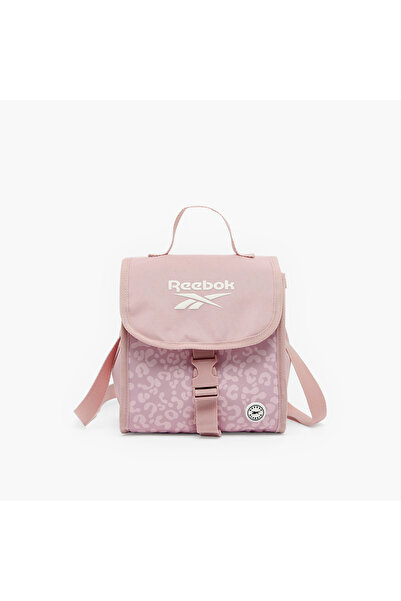 Reebok Animal Print Lunch Bag for Girls 8-13 Years with Adjustable Strap