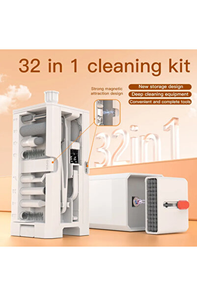 Choice1 White 32-in-1 20-in-1/32-in-1 Multi Cleaning Kit Keyboard Brush Earph...