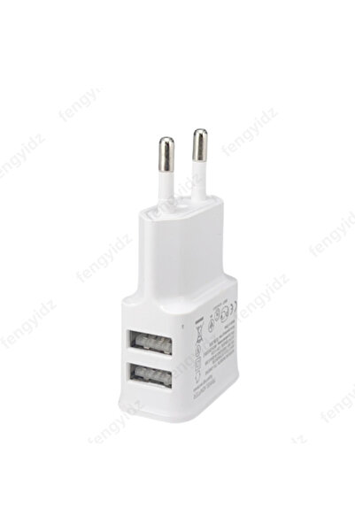 Choice1 2usb white 5V 2A Universal Power Supply Adapter USB Double USB Phone ...
