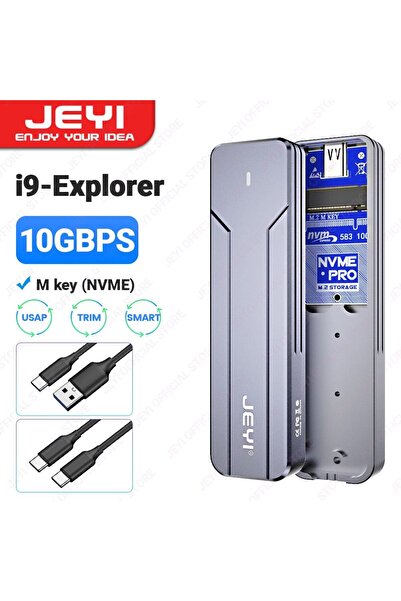 Choice1 علبة JEYI Type-c NVMe M.2 NVMe NGFF SSD، مصنوعة بالكامل من الألومنيوم...
