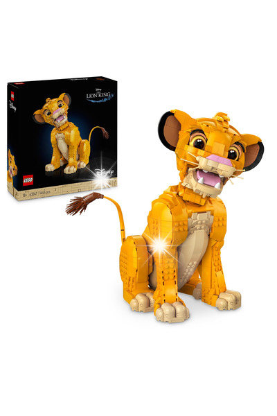 LegoPazar Set de construcție Lego Disney 43247 Simba tânăr din Regele Leu