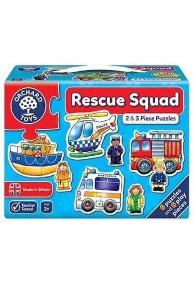 Orchard Toys Set of 6 Rescue Squad puzzles (2 and 3 pieces) RESCUE SQUAD