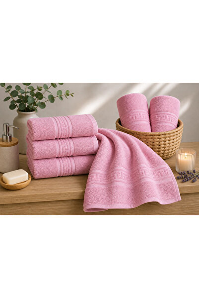 OEM HORECA towel - Greek Border / 500g - Rose