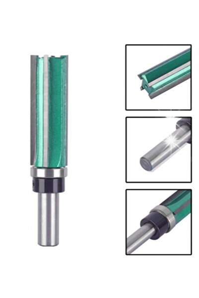 NO BRAND Freză dreaptă pentru lemn cu 4 tăișuri |   Tijă de 8 mm |   Diametru...