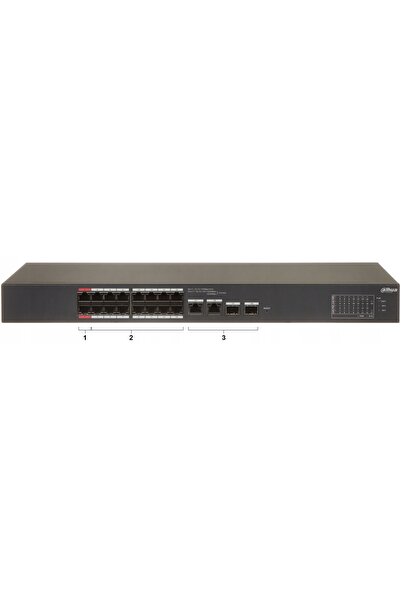 NO BRAND Switch PoE Cs4218-16Et-240 16 Porturi SFP Dahua