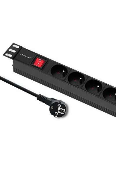 NO BRAND Qoltec prelungitor pentru dulap rack 1U |   16a |   PDU |   6x franc...