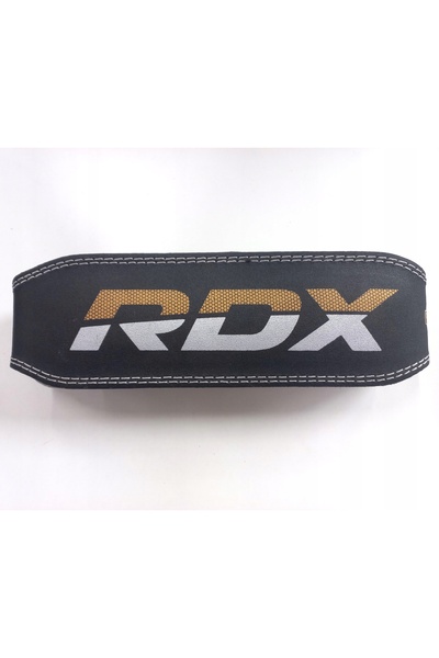 RDX Centură de piele pentru culturism și antrenament de forță, Triple Play S