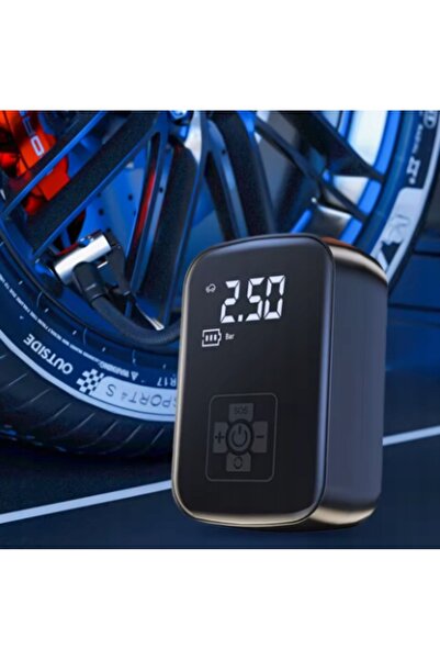 NO BRAND Pompă de aer auto fără fir, compresor portabil pentru bicicletă