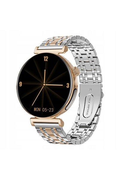 NO BRAND Smartwatch Jg Smart Jgr-Ja02 Smartwatch de damă Meniu EKG Pl Aur