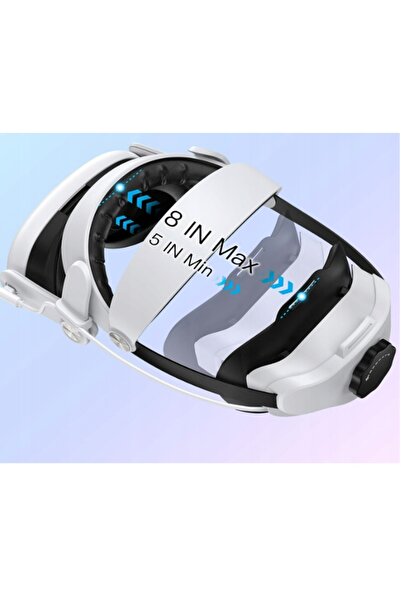 NO BRAND Curea de cap pentru ochelari VR compatibilă cu Quest 3/3S 15000mAh A...