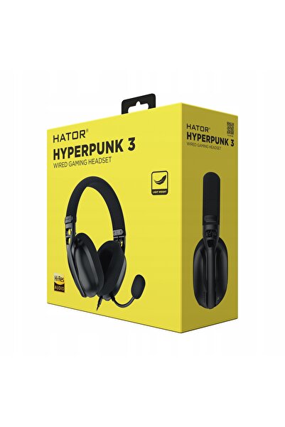 Hatorganik Căști Hator Hyperpunk 3 (Negru)