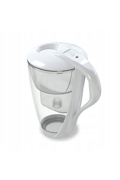 NO BRAND Dafi Crystal Unimax Led 2L Cană filtrantă din sticlă albă + 6 filtre
