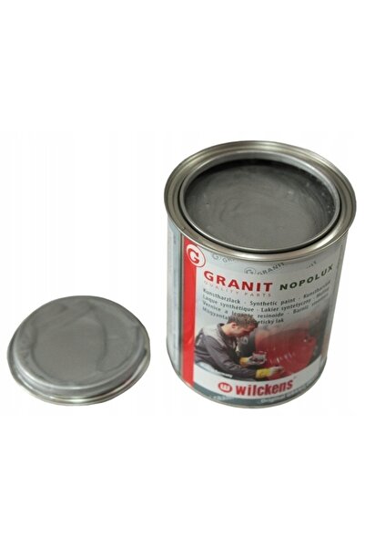 NO BRAND Vopsea Lac Mf Gri Argintiu Uscare Rapidă Luciu Intens Granit 1L Cani...