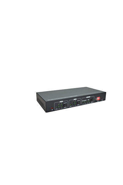 NO BRAND Comutator extractor audio 4K HDMI matrice 4x2 splitter