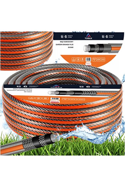 Torax Torna Furtun de grădină 6 straturi 36 bar 3/4 " 20m ranforsat pentru ap...