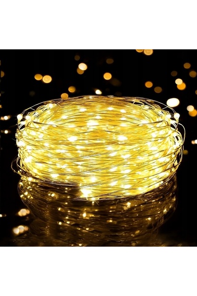 NO BRAND Lumini pe fir 500 Micro LED-uri 50m Roșu cu Telecomandă 8 Moduri IP44