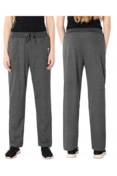 NO BRAND Pantaloni de trening sport pentru femei, cu croială dreaptă, 514-3 XL
