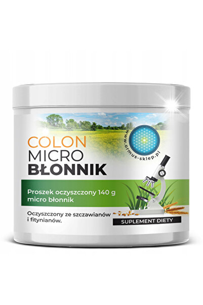 NO BRAND Colon microfibră 140g pulbere purificată de oxalați și fitinați