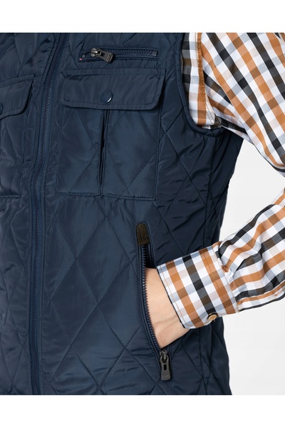 NO BRAND Vestă călduroasă sport pentru bărbați, matlasată 14X77-02 XL