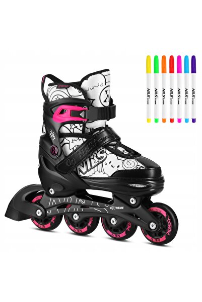 Nils Extreme NH10907 4 în 1 Patine cu role cu schimbător de roți Puck de hoch...