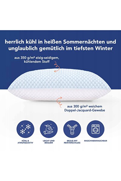 NO BRAND Pernă antialergică pentru dormit, din spumă cu memorie, ergonomică, ...