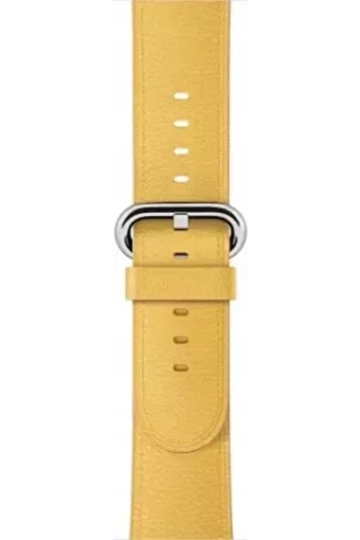 NO BRAND Curea originală Apple Watch cu cataramă clasică Marigold 38mm