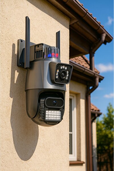 NO BRAND Cameră de supraveghere Force Wi-Fi 2.4Ghz cu zoom 4X și rezoluție du...