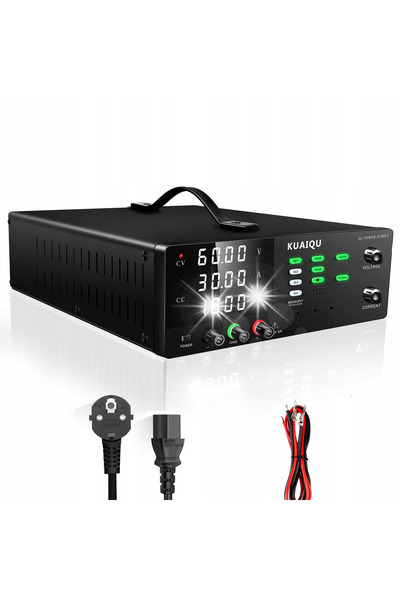 NO BRAND Kuaiqu 0-60V 30A 1800W Sursă de alimentare de laborator cu ieșire LE...