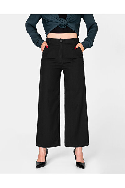 NO BRAND Pantaloni eleganți de damă swedish bell vip cu picior larg fg003 40