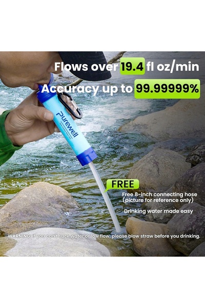 NO BRAND Filtru de apă pentru turism, tratament, purificare, filtrare, suprav...