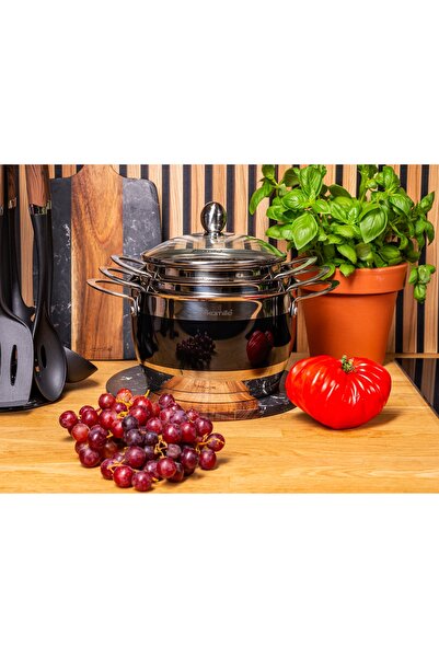 Kamille Set complet de vase pentru plite pe gaz și cu inducție 2/2.7/3.6L