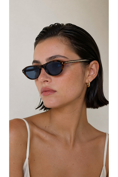 LOOKUP Hera- Women's Sunglasses Uv 400 Protection New Szon Vintage Leopard Pa...