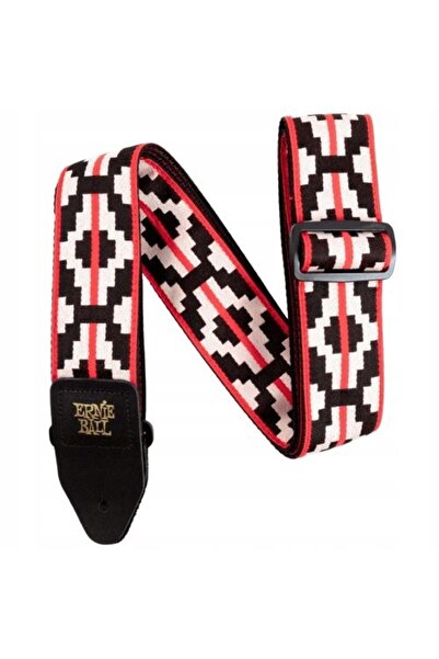 NO BRAND Ernie Ball Eb 5322 Ristra Roșu Jacquard Curea pentru chitară acustică