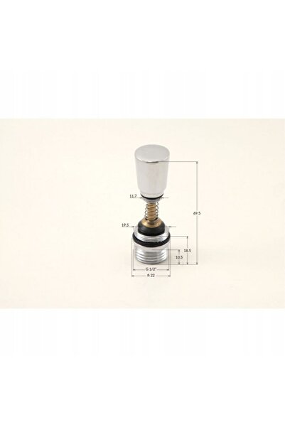 NO BRAND Comutator de pulverizare Deante pentru baterii de baie Cynia XDCC4NCL0