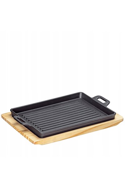 NO BRAND Tavă grill pe suport Kuchenprofi 26 X 19 X 1.5 cm