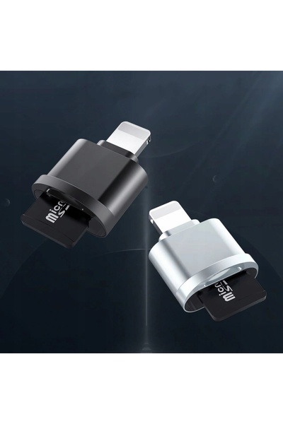 NO BRAND Cititor de carduri Micro SD - Versiune pentru iPhone, iPad (Light)