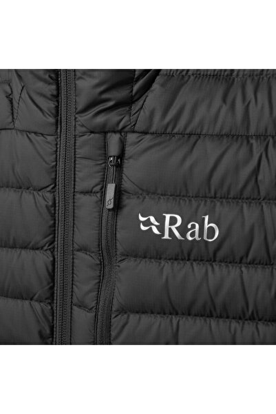 NO BRAND Geacă de puf alpină ultraușoară Rab pentru bărbați, neagră, XL