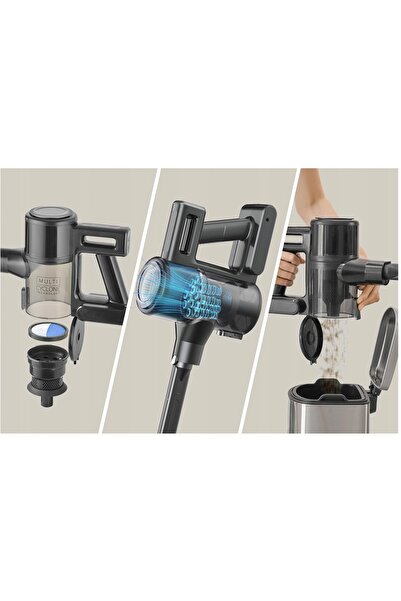 NO BRAND Aspirator vertical fără fir Sencor Svc 7221Bk 2 în 1 Hepa 200W